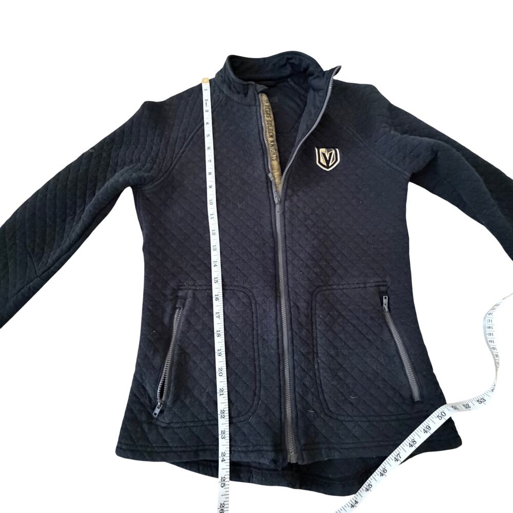 Vegas Golden Knights women’s small petite zip up jacket lightweight pckts hockey - Picture 10 of 12
